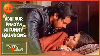 Pragya ने क्यों पहने Abhi के कपड़े? | Abhi aur Pragya ki Funny Equations | Kumkum Bhagya |  @zeetv