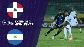 Dominican Republic vs. Nicaragua: Extended Highlights | CONCACAF Nations League | CBS Sports Golazo