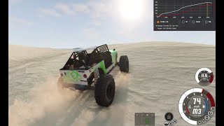 BeamNG.drive Turbo Mod - 850HP Jeep Sand Dune Racing