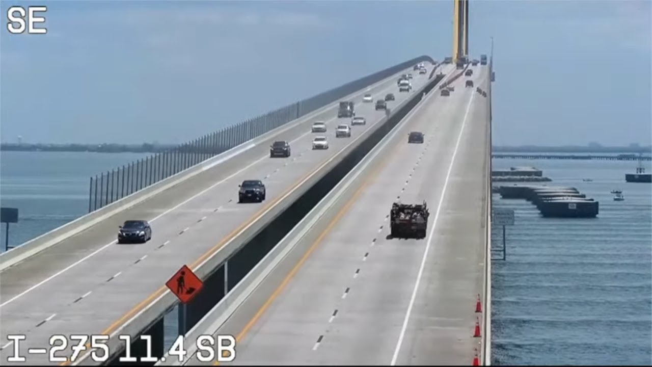 Sunshine Skyway Bridge Live Cam - Florida Live Cam - Florida Traffic ...