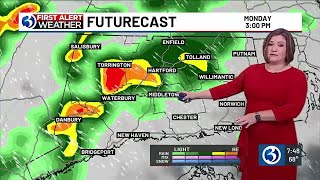 FORECAST: First Alert issued for afternoon heavy rain, possible strong storms