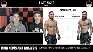 UFC Raleigh: Rafael dos Anjos vs. Michael Chiesa 2-Minute Prediction