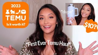 My Very First Temu Haul 2023 *UNBOXING & HONEST REVIEW* Is Temu Worth it?