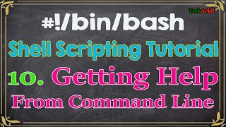 Shell Scripting Tutorial-10 Getting Help from Command Line Interface | Tech Arkit