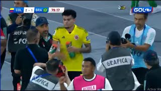LUIS DIAZ SEGUNDO GOL JAMES Rodriguez PASEGOL COLOMBIA vs BRASIL 2-1