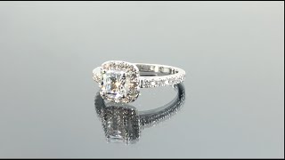 Halo Lab-Grown diamond ring 1.25 (ctw) in 14k gold 1005-0135