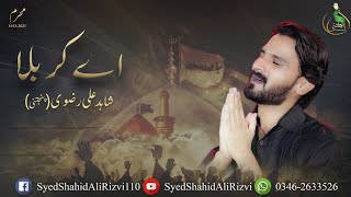Aye Karbala | Syed Shahid Ali Rizvi Panjtani | 2021 | Moharram Ul Haram Noha