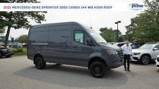 2021 Mercedes-Benz Sprinter 2500 Cargo 144 WB High Roof | Video Tour with Roger