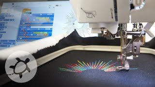 TurtleStitch - Coded Embroidery - Learn to code with textiles