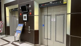 【レアインジ付】京王せいせきSC B館のエレベーター / Toshiba ordered traction elevators @ Tama City, Tokyo, Japan.