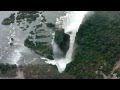 Scenic helicopter flight over Victoria Falls, Zimbabwe (Mosi-oa-Tunya)