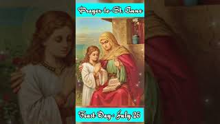 Most Powerful Prayer to ST. ANNE || Feast Day : July 26