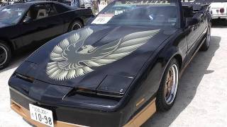 昭和のCARにばる 黒金コンバーチブルトランザム もみのき森林公園 2011.5.8