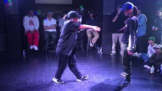 Mi-ki vs kanon(honey works) /U-15 best4/HIPHOP 1on1 BATTLE NEW AGE GRAND CHAMPION SHIPS 2018