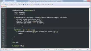 Click Handling 1 - Minesweeper JavaScript & Canvas Game Development Tutorial 5