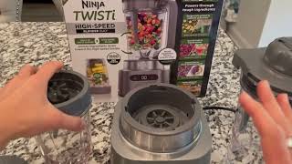 Ninja SS151 TWISTi Blender DUO, High Speed 1600 WP Smoothie Maker \u0026 Nutrient Extractor Review