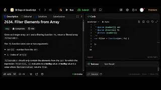 🎯 Cracked LeetCode Problem 2634: Filter Elements from Array!