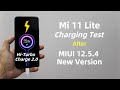 FASTER Than Ever | Mi 11 Lite Charging Test After Miui 12.5.4 Update | 33w Flash Charge |