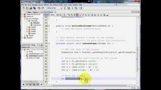 Java GUI - Centering the Window