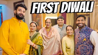 Humari First Diwali After Shaadi !! Diwali Special Vlog 2024 #tashi #veggiepaaji