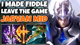 Make the Enemy Jungler go AFK from killing him consistently with Jarvan Mid | Off-Meta Climb