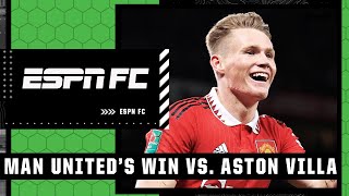 FULL REACTION: Manchester United's 4-2 win over Aston Villa in Carabao Cup | ESPN FC