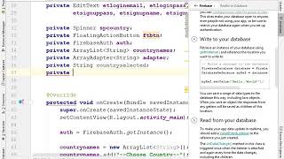 Firebase Lecture 3 - Realtime Database