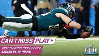 Nick Foles Hits Zach Ertz for the Go-Ahead TD! | Can't-Miss Play | Super Bowl LII NFL Highlights