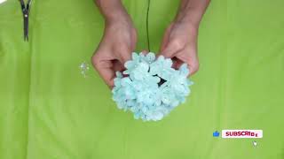 Hydrangea Flowers   |  How to make Hydrangea Flowers