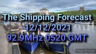 The Shipping Forecast 92.9MHz 12/12/2021 0520 GMT