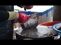 perfect and fast fish cutting technique narrow barred spanish mackerel 完美快速的土魠魚切割技術