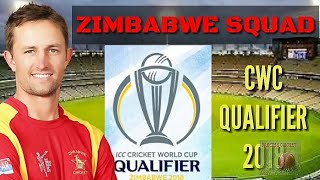 Zimbabwe Team Squad ICC CWC Qualifier 2018 | Zimbabwe Cricket Players in World Cup Qualifier