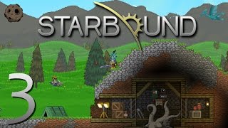 Starbound: Leaving Orbit - 3- Exploring  pocket dimension, resource gathering. Starbound gameplay.