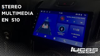 Stereo Multimedia para Chevrolet S10 con Sistema Android, GPS, CarPlay & Android auto