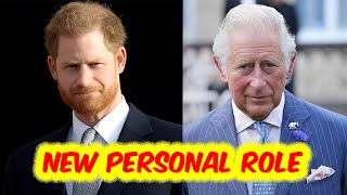 Charles iii takes over a personal role from Prince Harry