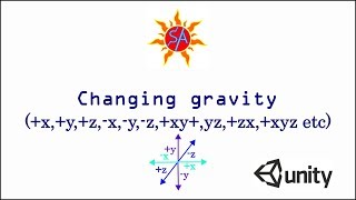 Changing gravity - Unity