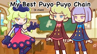 (6 chain) My Best Puyo Puyo Chain (Puyo Puyo Tetris 2)