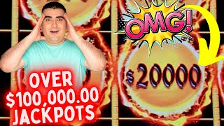 $250 Max Bets \u0026 $100,000.00 JACKPOTS On High Limit Slot Machines !