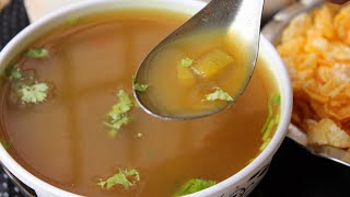 ரோட்டு கடை வாழைத்தண்டு சூப்/original street style vazhalathandu soup for cough