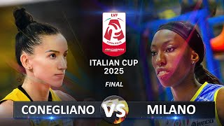 Final: Conegliano vs Milano | SuperLega Coppa Italia Frecciarossa 2025