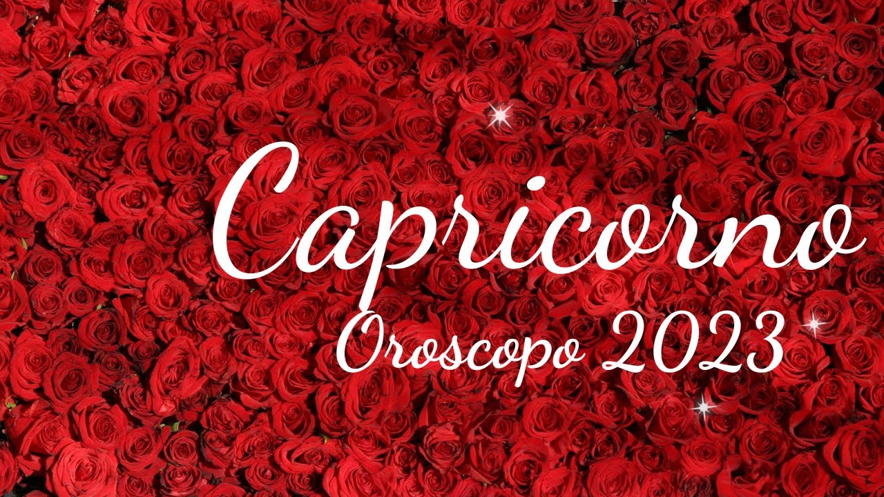 CAPRICORNO ♑️ 2023 Oroscopo • SATURNO E GIOVE Insieme Per Un ...