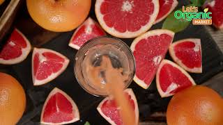 Refresh Your Day with Organic Pink Grapefruit 25% Off at LETS ORGANIC