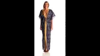 Vix Swimwear Moorish Val Long Cover Up Dress | SwimOutlet.com