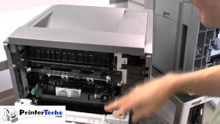 Lexmark T650 series fuser and pickup roller installation