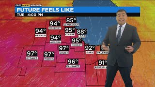 Chicago First Alert Weather: Warm up on Tuesday before cooler weather ahead