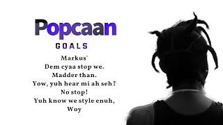 Popcaan - Goals Lyrics (Lyric Video)