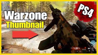 Make Call of Duty Warzone Thumbnail on Sharefactory PS4 (No PC Needed!)