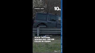 Massachusetts State Police trooper killed in crash with wrong-way driver
