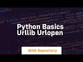 Python basics urllib urlopen