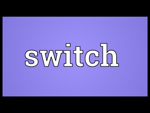 What is the synonym of switch?